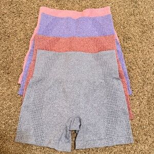 SHEIN Women's Colorful Seamless Bike Shorts